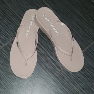 Calvin Klein Jeans Women's Nude Sandals